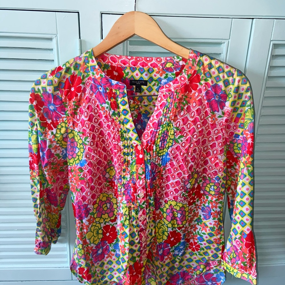 Talbots Jump in to Spring Top